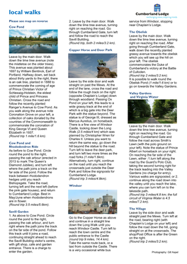 Guide to Local Walks in the Great Park