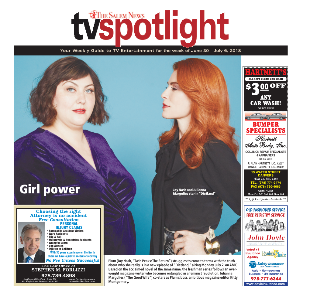 Girl Power Margulies Star in “Dietland” Mon.-Fri