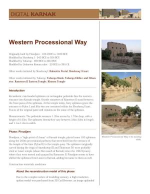 Western Processional Way