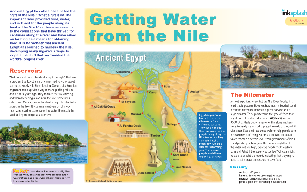 Getting Water from the Nile