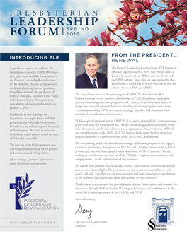 Leadership Forum Spring