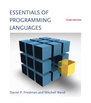 Essentials of Programming Languages Third Edition Daniel P