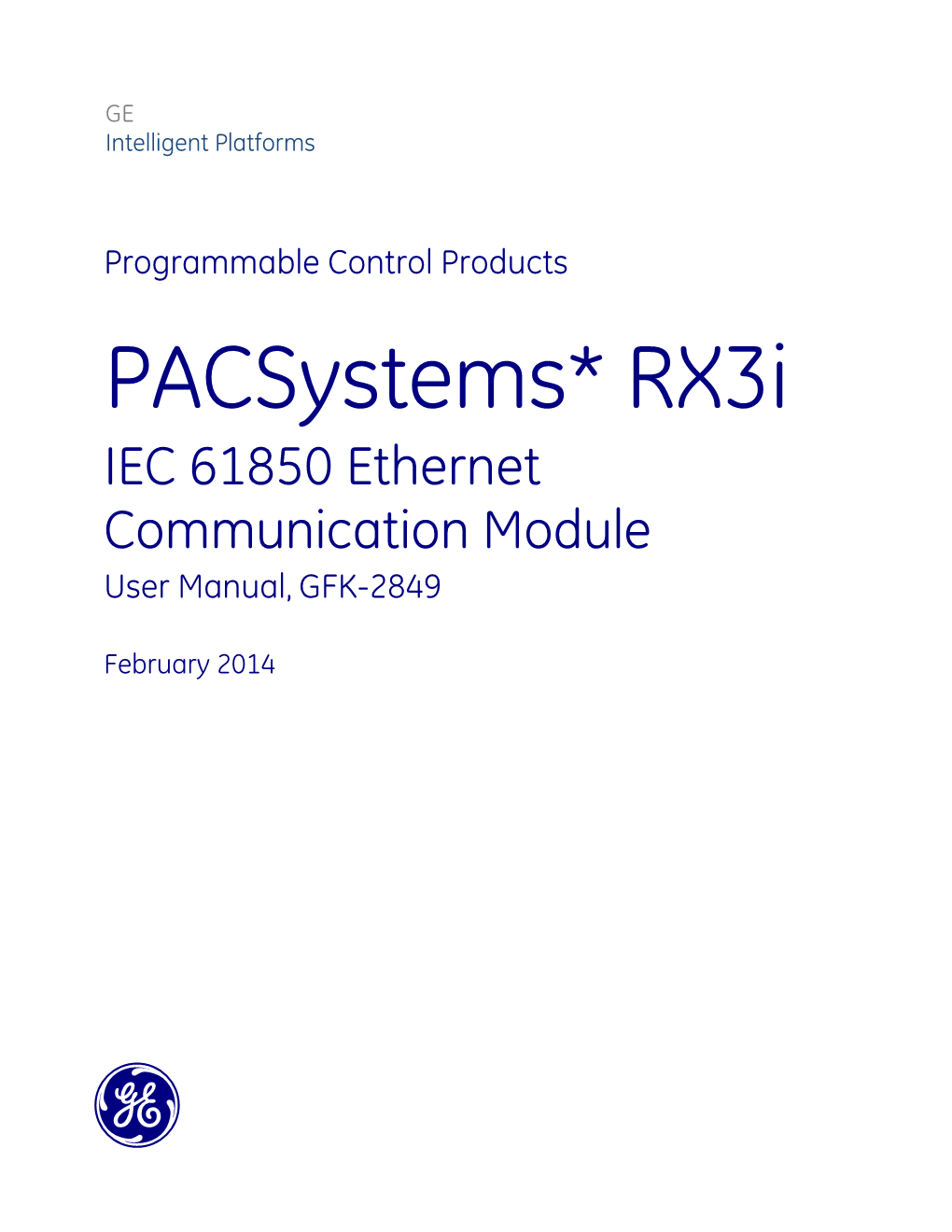 GFK-2849, Pacsystems Rx3i IEC 61850 Ethernet Communication - DocsLib