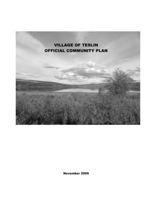 Village of Teslin Official Community Plan