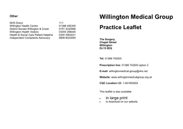 Willington Medical Group