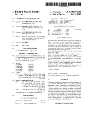 United States Patent (10) Patent No.: US 9,700,070 B2 Peet Et Al