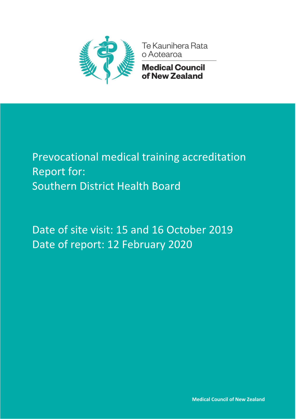 Accreditation Report for Southern