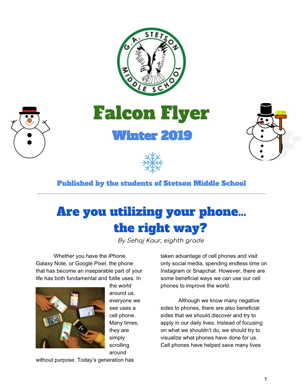 Falcon Flyer Winter 2019