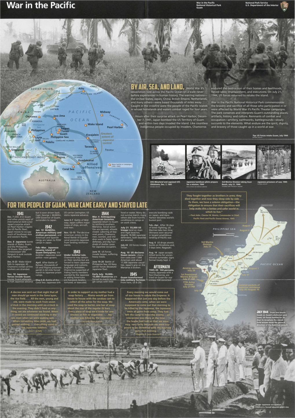 War in the Pacific National Park Service National Historical Park U.S