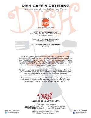 Dish Café & Catering