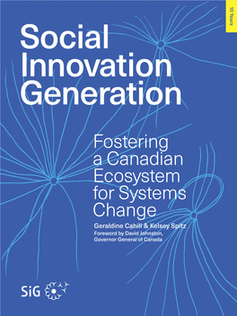 Fostering a Canadian Ecosystem for Systems Change