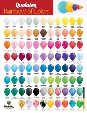 Qualatex Rainbow and Custom Colors