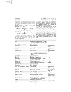 56 Subpart F—Flavoring Agents and Related Substances