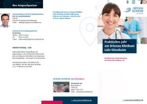 Praktisches Jahr Am Ortenau Klinikum Lahr-Ettenheim