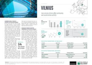 VILNIUS Low Vacancy Drives Office Preleasing and Construction Activity