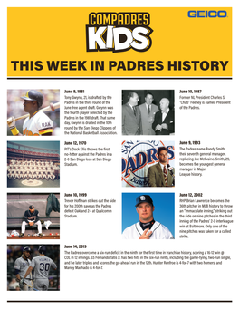 This Week in Padres History