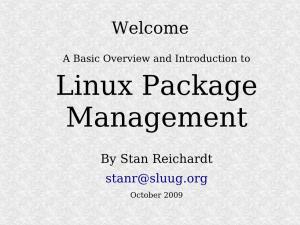 Linux Package Management