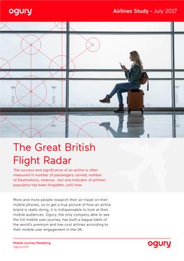 The Great British Flight Radar
