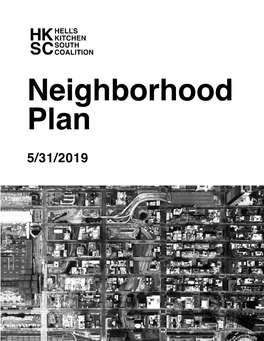 Hell's Kitchen South Coalition Completed Plan