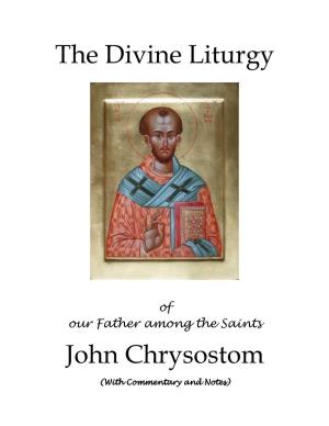 The Divine Liturgy John Chrysostom