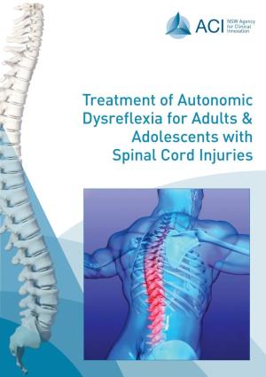 Treatment of Autonomic Dysreflexia for Adults & Adolescents with Spinal