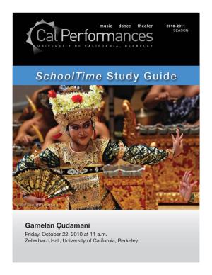 Gamelan Cudamani Study Guide 1011.Indd