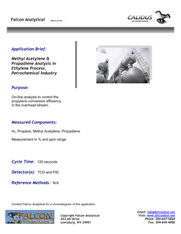 Methyl Acetylene & Propadiene Analysis in Ethylene Process