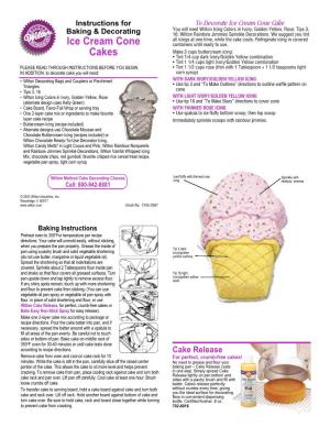 Ice Cream Cone Pan 2105-2087