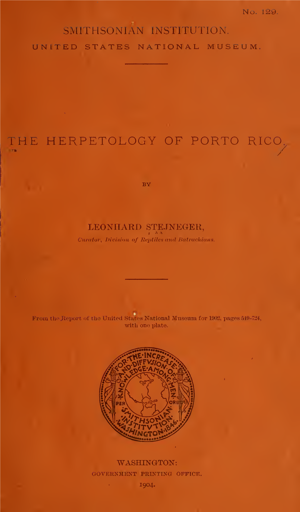 Herpetology of Porto Rico