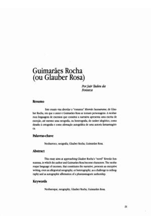 Guimarães Rocha (Ou Glauber Rosa)