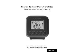 Sunrise System Dawn Simulator of Important Operating and Maintenance (Servicing) Instructions in the Literature Accompanying the Product