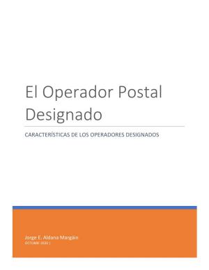 El Operador Postal Designado