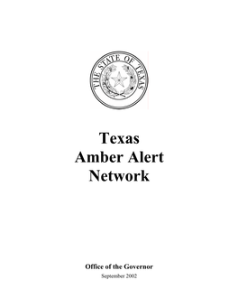Texas Amber Alert Network