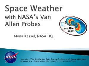 Van Allen Probes and Space Weather