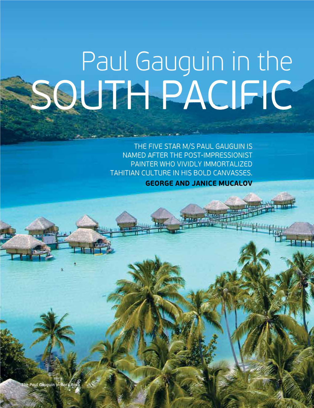 Paul Gauguin in the South Pacific