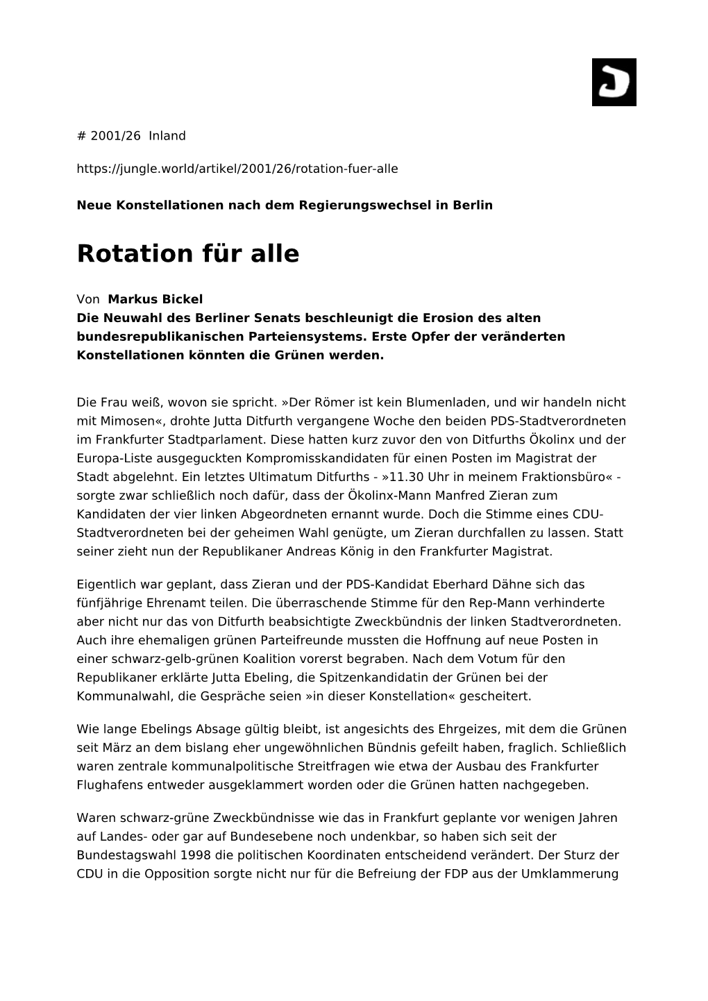 Rotation Für Alle