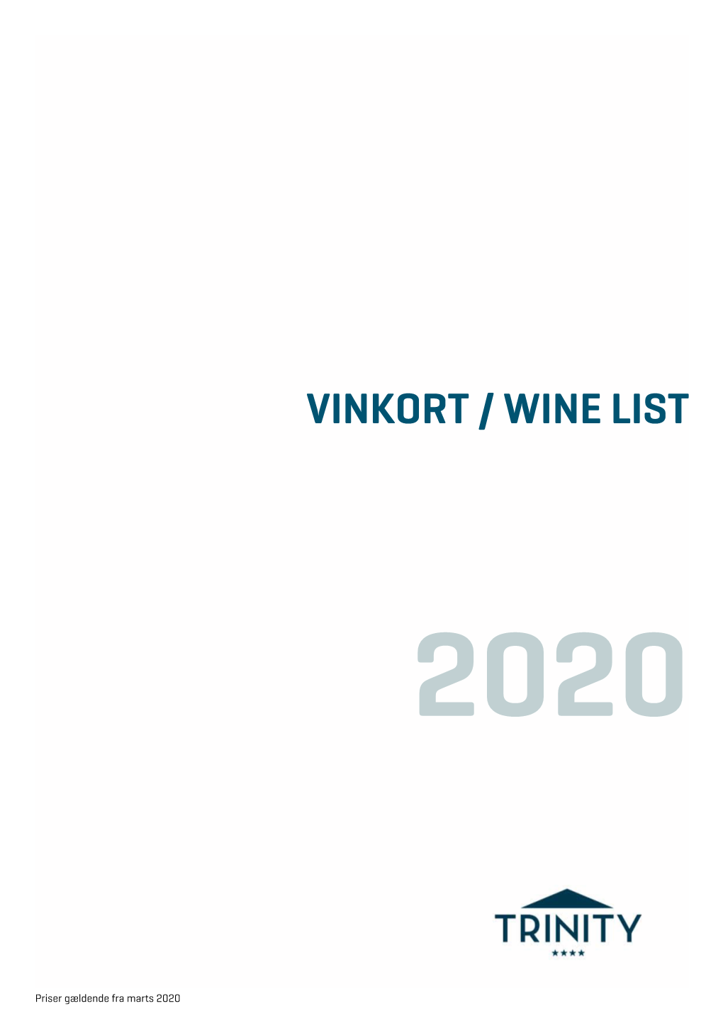 Vinkort / Wine List