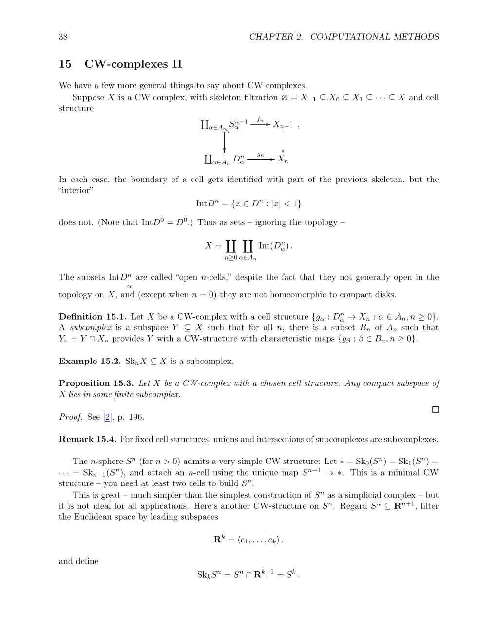 Algebraic Topology I Fall 2016