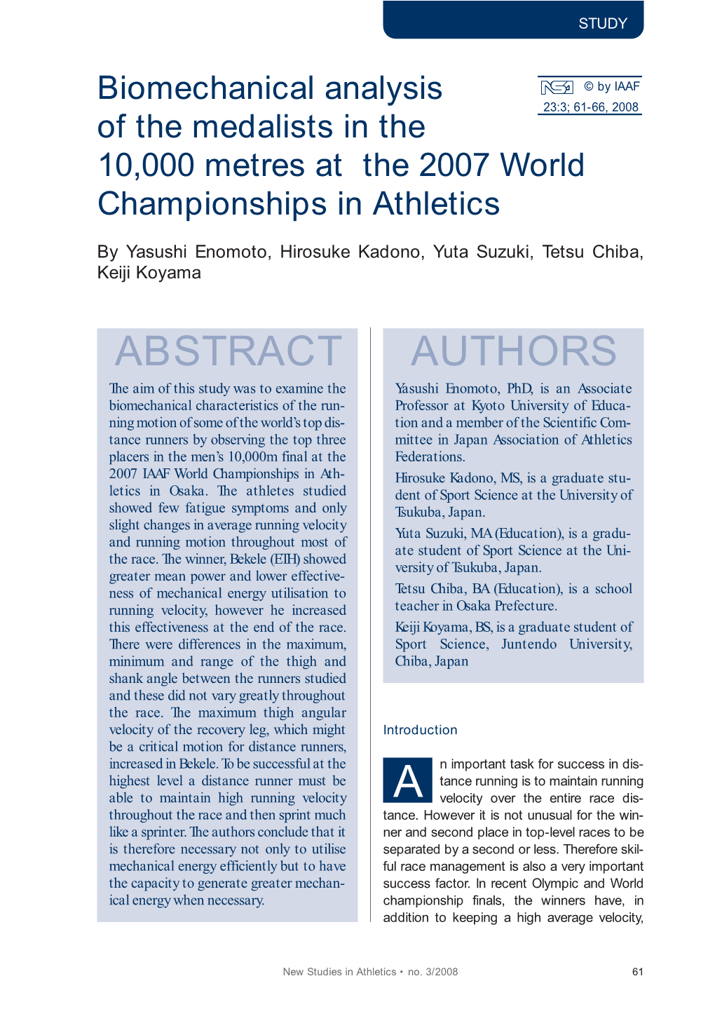 In the 10000 Metres 2007 World Championships