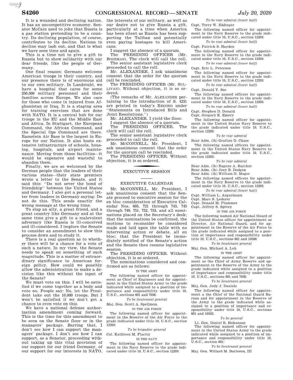 Congressional Record—Senate S4260