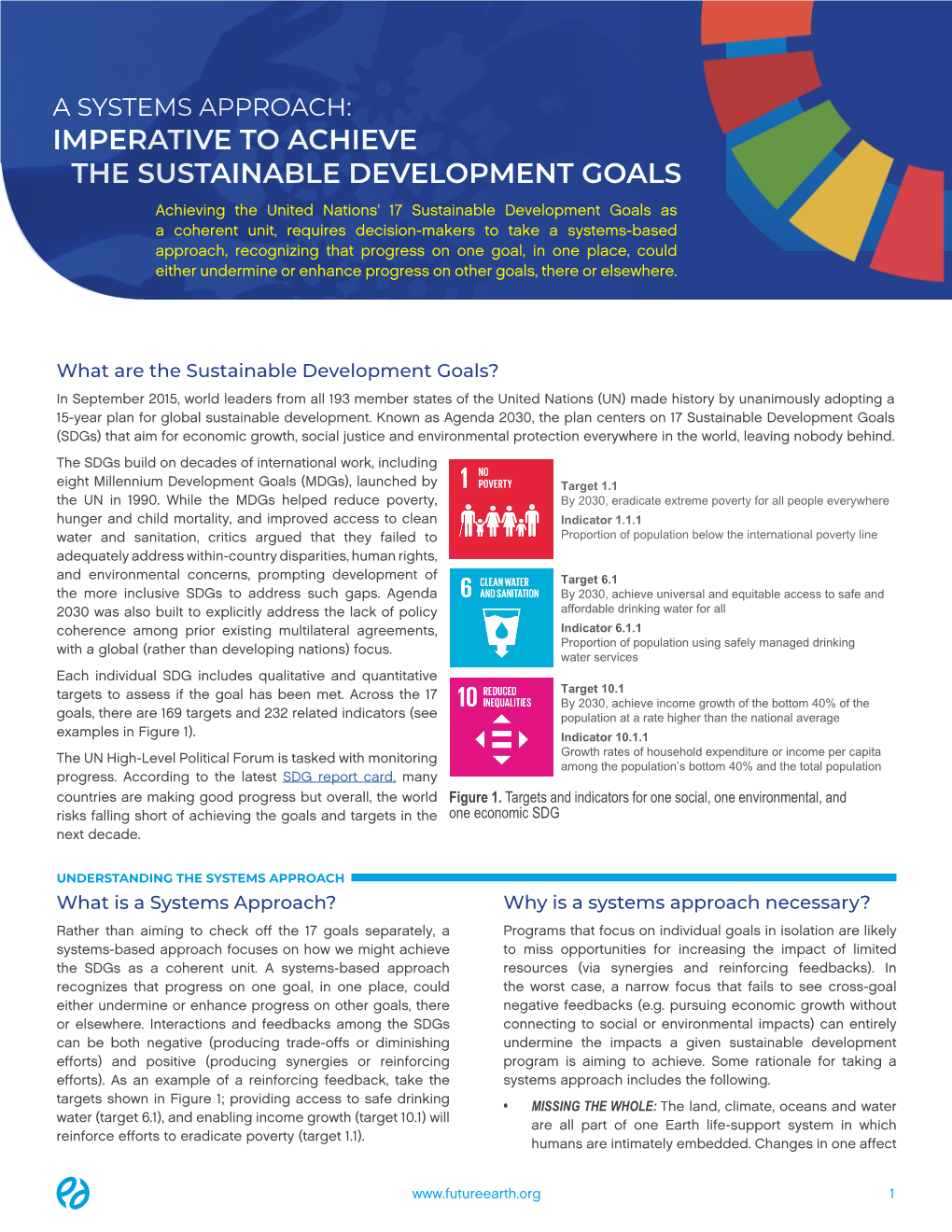 Imperative to Achieve the Sustainable Development