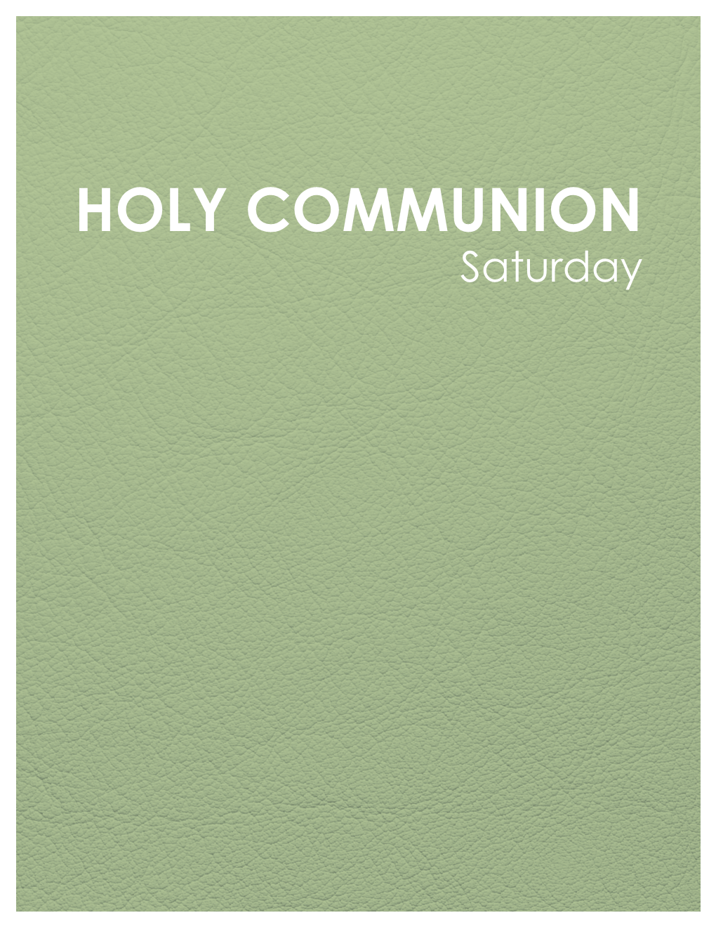 Holy Communion