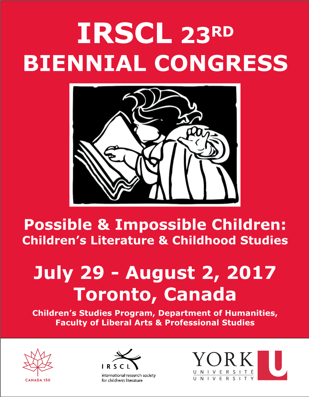 Children's Literature & Childhood Studies, 23Rd Biennial Congress In