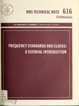 Frequency Standards and Clocks : a Tutorial Introduction