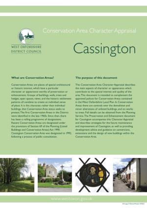 Cassington Conservation Area Character Appraisal