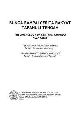 Bunga Rampai Cerita Rakyat Tapanuli Tengah