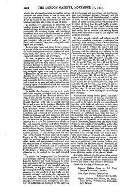 The London Gazette, November 17, 1871