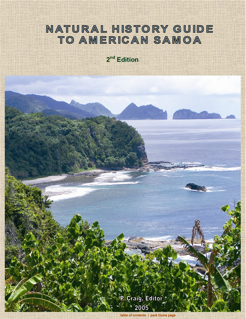 Natural History Guide to American Samoa