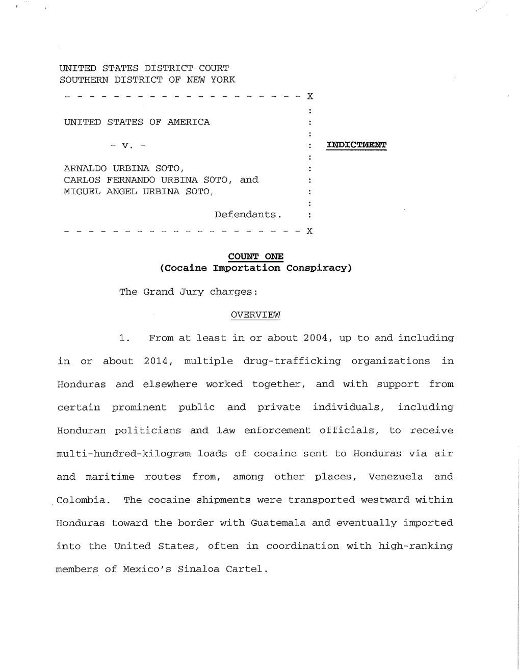 Download Urbina Soto Indictment.Pdf