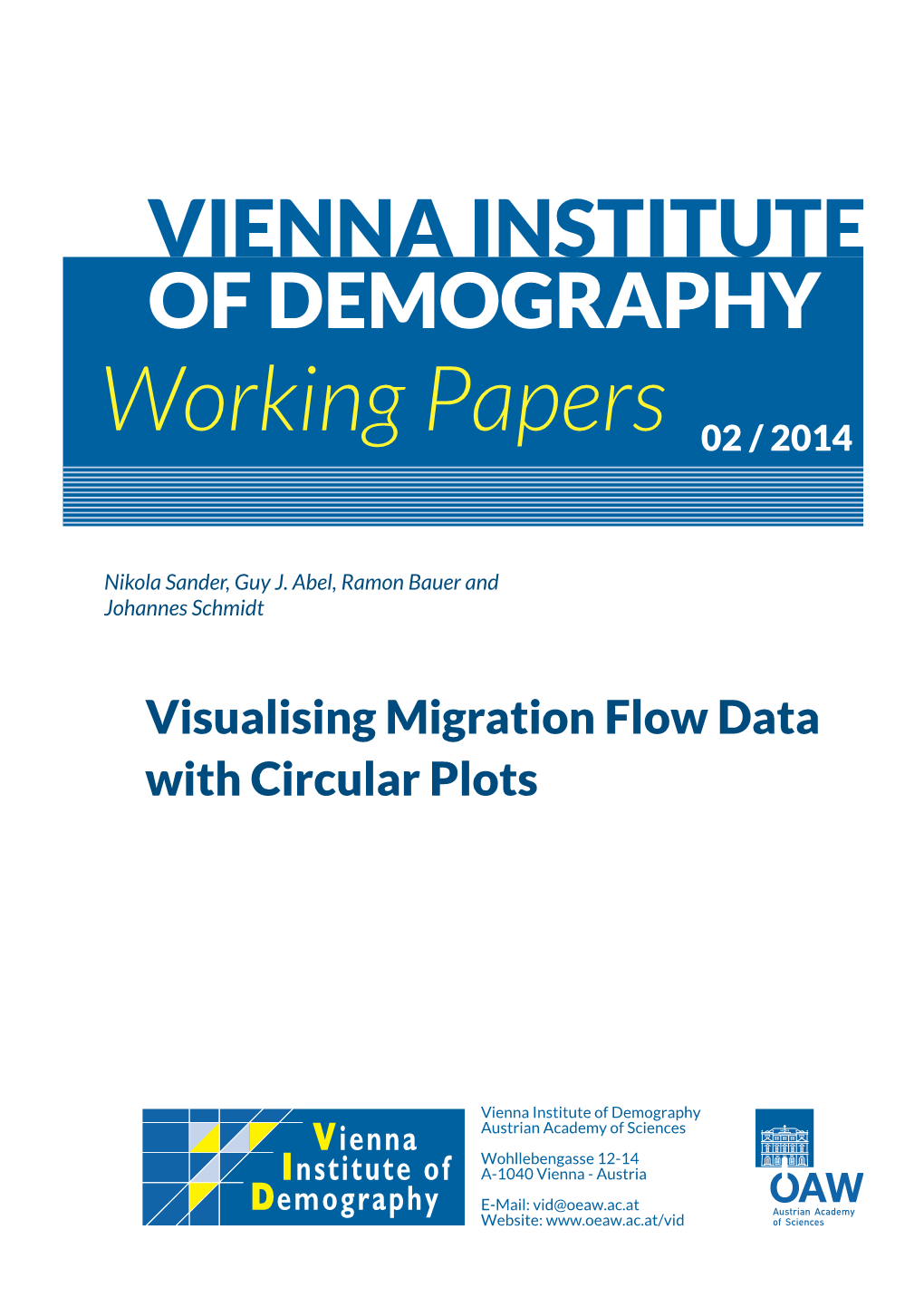 Visualising Migration Flow Data with Circular Plots